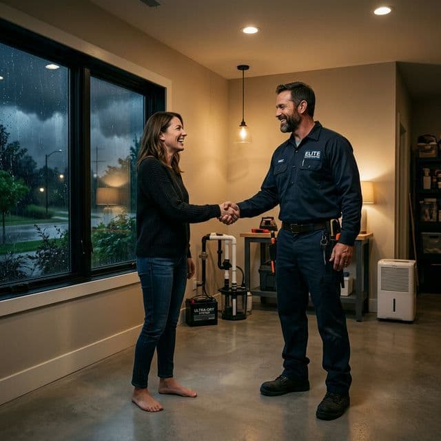 Dry Basement Resolution - High-Authority Waterproofing Service Verification