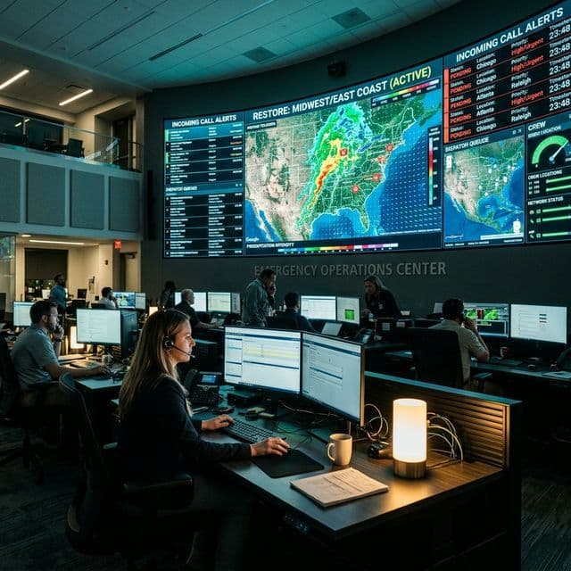 Restoration Command Center: High-Stakes Storm Dispatch Protocol
