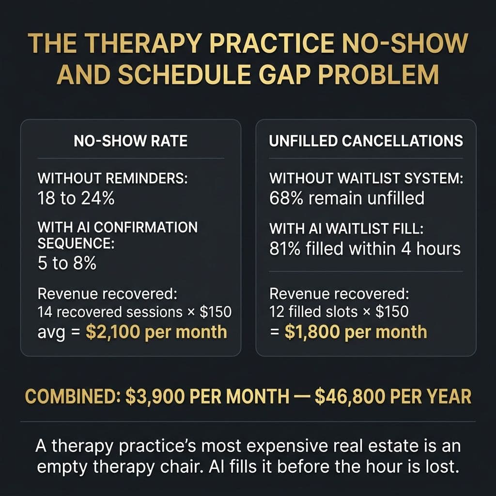 The Therapy Practice No-Show and Schedule Gap Problem