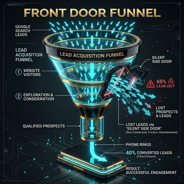 The Front Door Problem - Silent Funnel Leak Visualization
