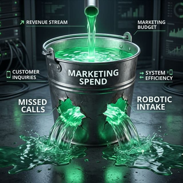 The Leaky Bucket: Marketing Spend Waste from Missed Calls