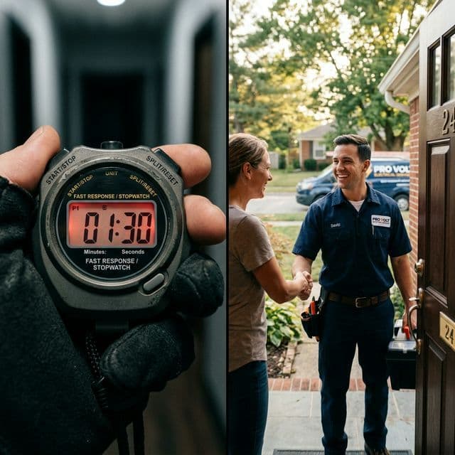 Electrician Response Window.