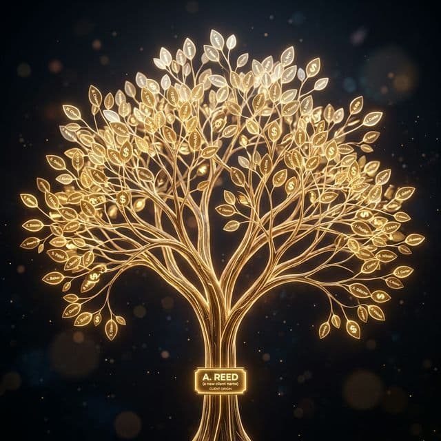 Referral Tree Compounding Value.