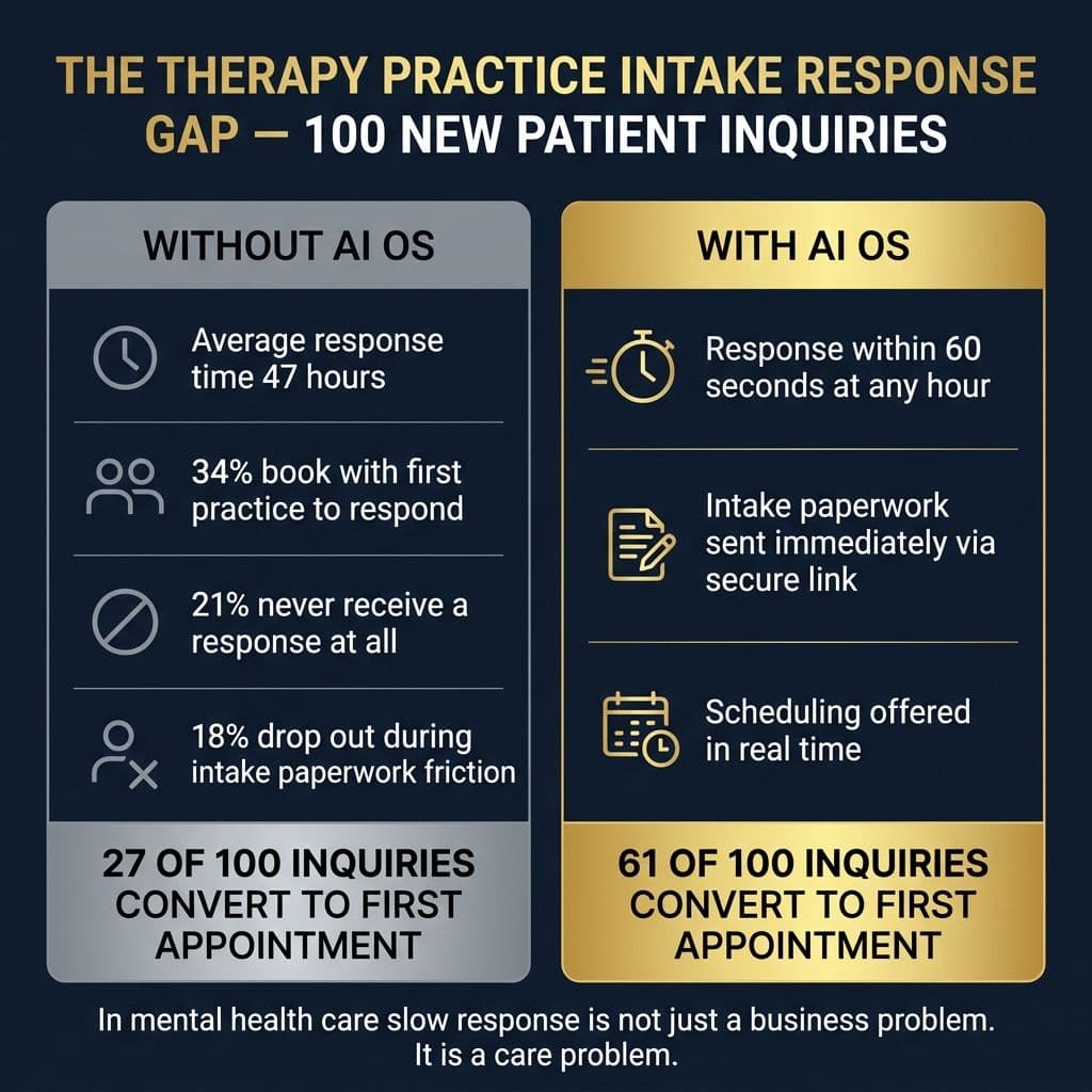 The Therapy Practice Intake Response Gap