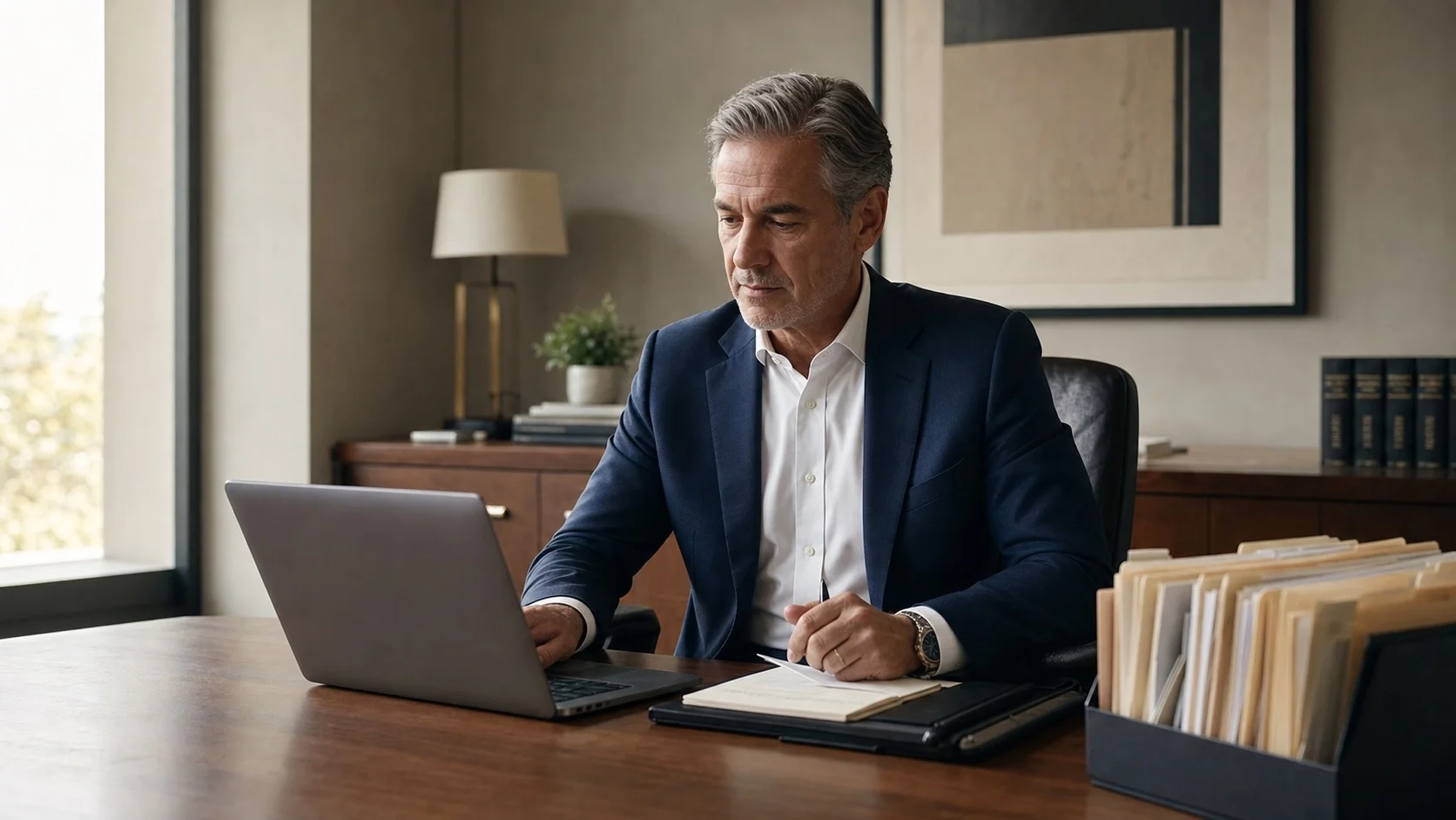 Illustrative CPA practice front desk handling a firm-defined inbound call path