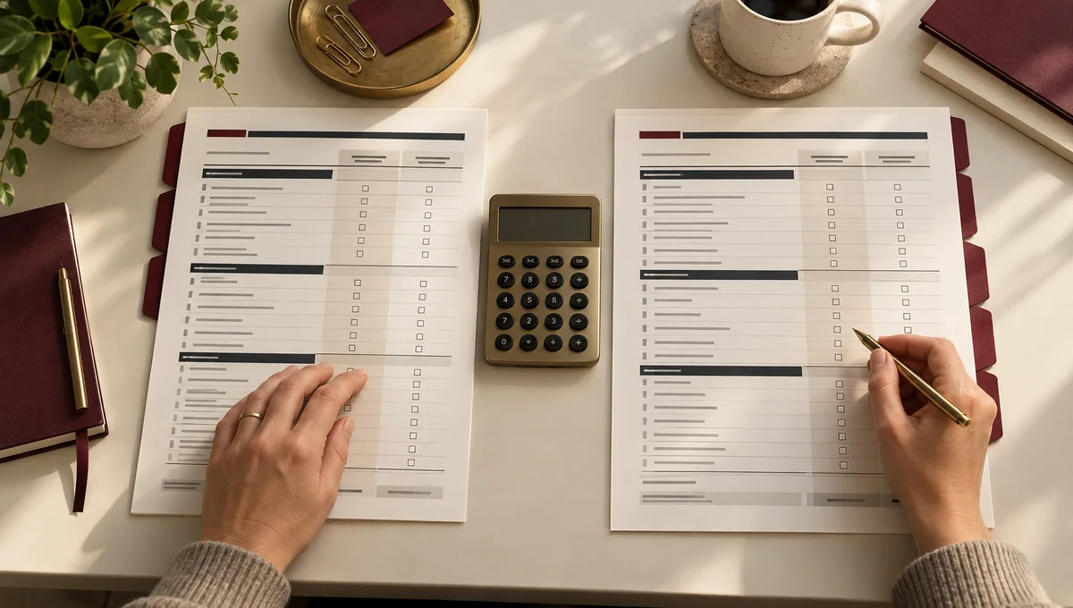 Two complete quote packets and a calculator for comparing scope and cost in TaxDome vs Canopy.