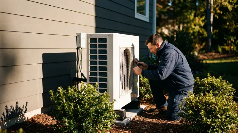 Heating and cooling website design by The Quiet Protocol