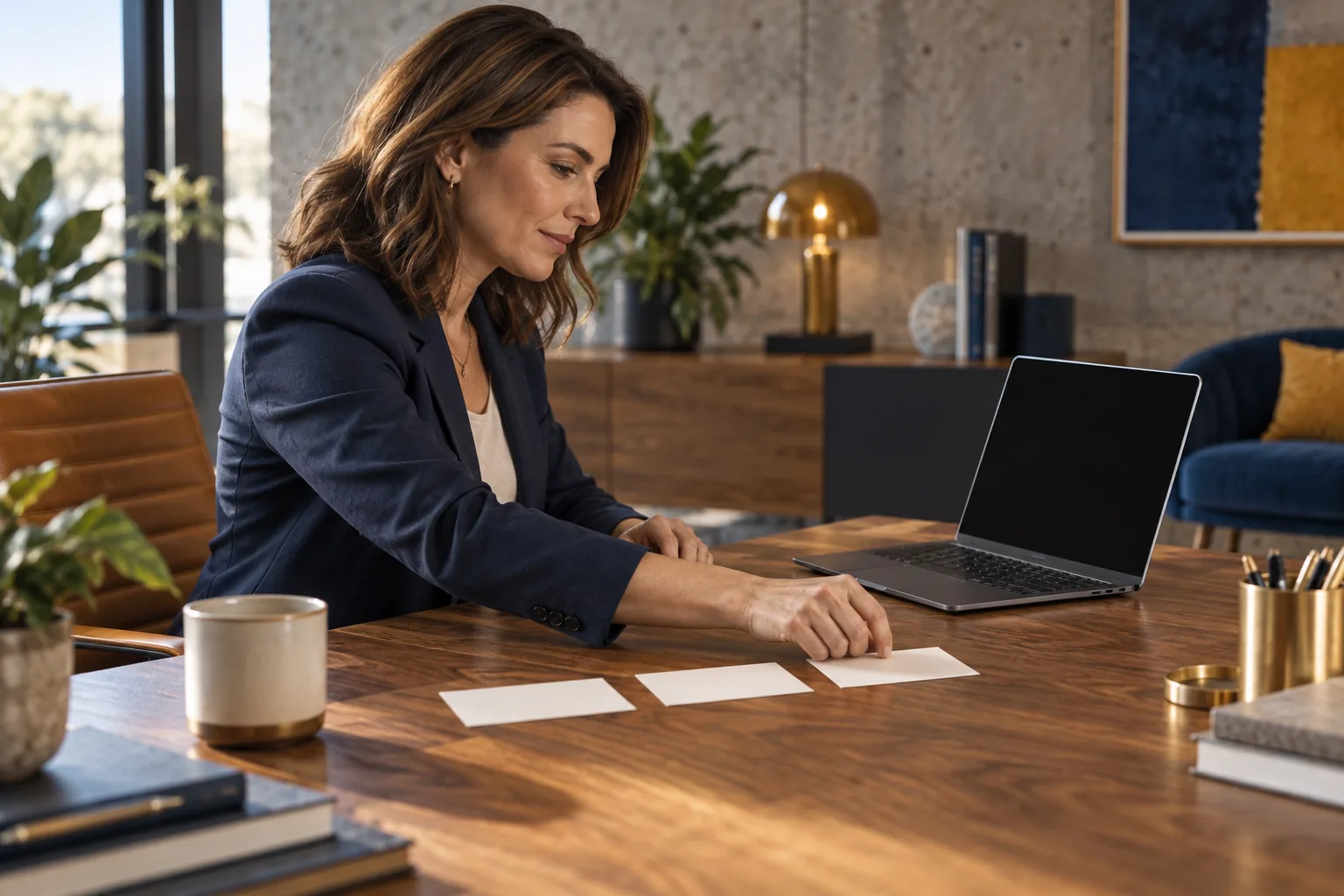 Service-business owner sorting customer signals before a decision