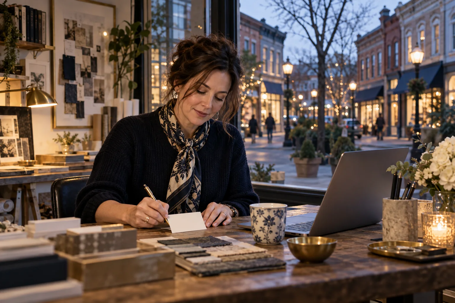 Independent service owner developing a customer offer