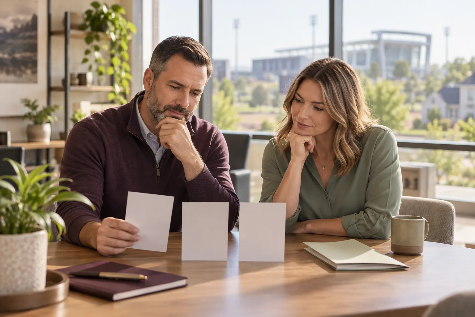 Business owners comparing resident, sports and organizational buyer profiles